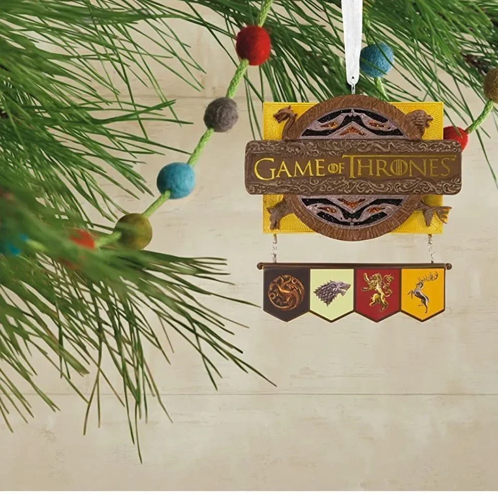 GOT game of thrones logo/arms/shield symbol hallmark ornament 2022